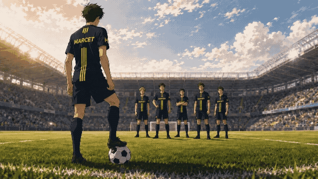 Seedance 2_5 - One continuous cinematic Japanese sports-anime shot with the exact same movement and